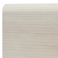 Load image into Gallery viewer, Detail of the moulded top edge of Bullnosed Skirting Board, 5ths Grade Softwood Pine