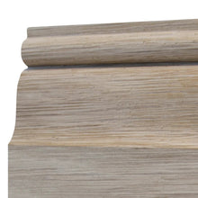 Load image into Gallery viewer, Detail of the moulded top edge of Chatsworth Skirting Board, Prime European Oak