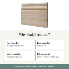 Load image into Gallery viewer, Ogee Architrave, Unsorted Grade Softwood Pine with reasons to buy from Peak Premium