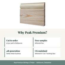 Load image into Gallery viewer, Torus Architrave, Unsorted Grade Softwood Pine with reasons to buy from Peak Premium