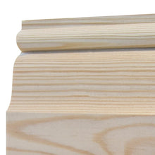 Load image into Gallery viewer, Detail of the moulded top edge of Chatsworth Architrave, Unsorted Grade Softwood Pine
