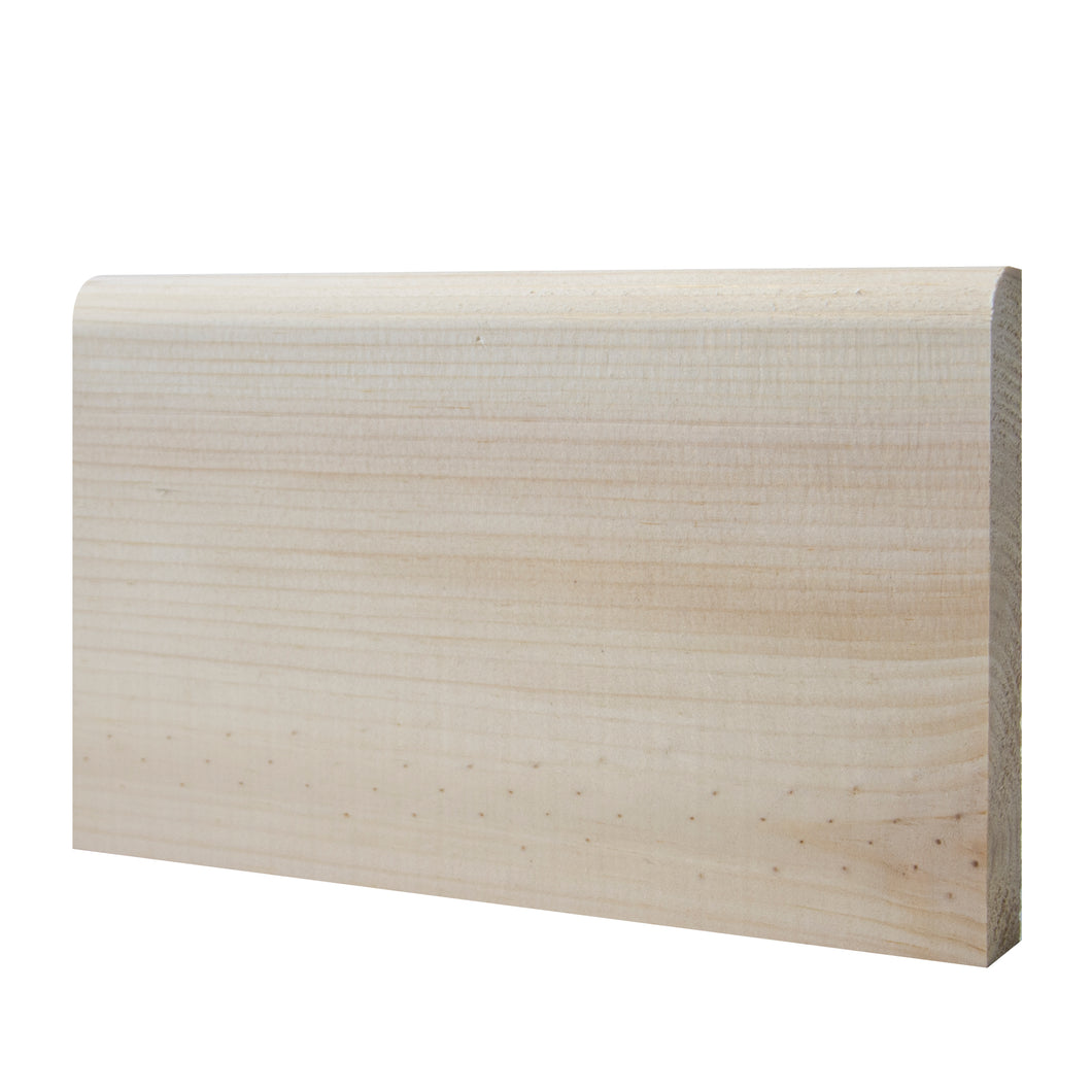 Bullnosed Skirting Board - 5ths Grade Softwood Pine